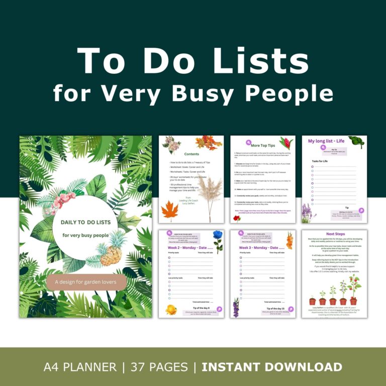Image of Lucy Seifert's To Do List for Very Busy People - Garden Design